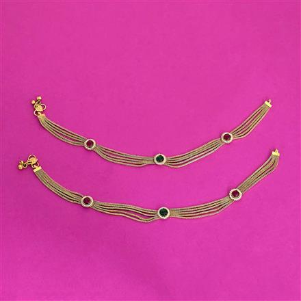 Antique Classic Payal With Gold Plating