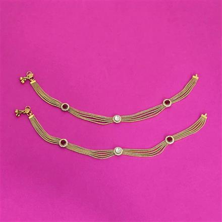 Antique Classic Payal With Gold Plating
