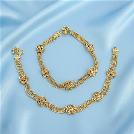 Antique Classic Payal With Gold Plating