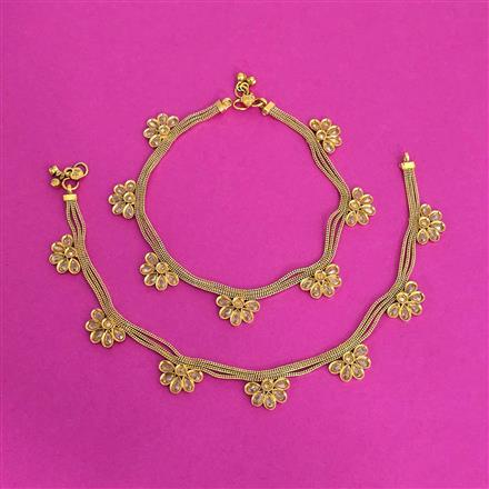 Antique Classic Payal With Gold Plating
