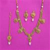 Antique Moti Necklace Set With Gold Plating