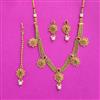 Antique Moti Necklace Set With Gold Plating