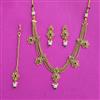 Antique Moti Necklace Set With Gold Plating
