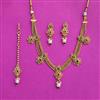 Antique Moti Necklace Set With Gold Plating