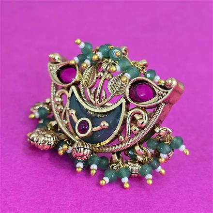 Antique Adjustable Ring With Gold Plating