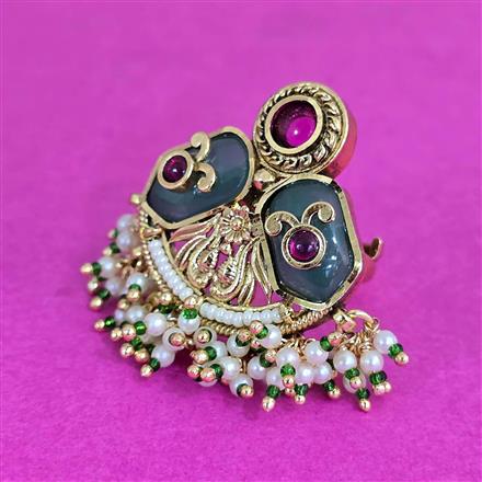 Antique Adjustable Ring With Gold Plating