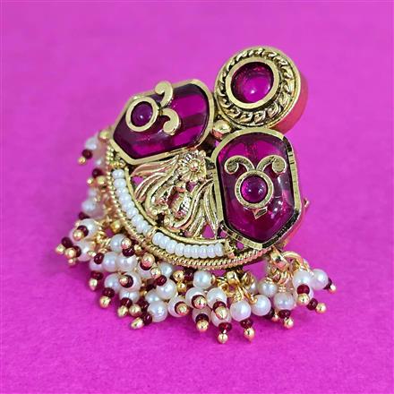 Antique Adjustable Ring With Gold Plating