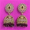 Antique Jhumki With Mehndi Plating