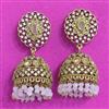 Antique Jhumki With Mehndi Plating