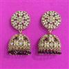 Antique Jhumki With Mehndi Plating