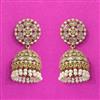 Antique Jhumki With Mehndi Plating