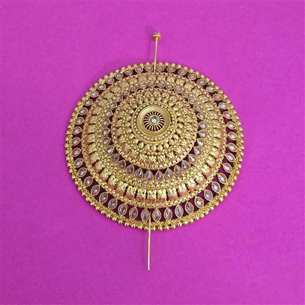 Antique Classic Hair Brooch With Gold Plating