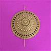 Antique Classic Hair Brooch With Gold Plating