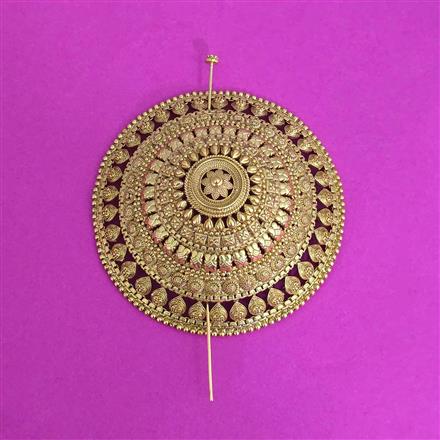 Antique Classic Hair Brooch With Gold Plating