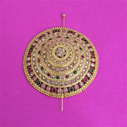 Antique Classic Hair Brooch With Gold Plating