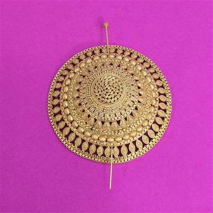 Antique Classic Hair Brooch With Gold Plating