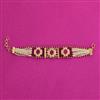 Antique Moti Bracelet With Gold Plating