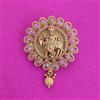 Antique Temple Hair Brooch With Gold Plating