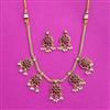 Antique Moti Necklace Set With Gold Plating
