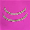 Antique Moti Payal With Mehndi Plating