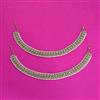 Antique Moti Payal With Mehndi Plating