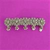 Antique Moti Hair Clip With Mehndi Plating