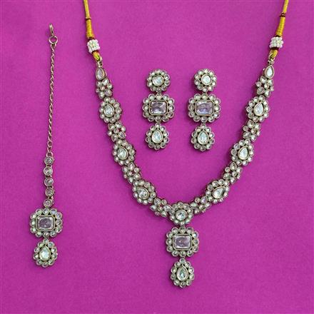 Antique Classic Necklace SetWith Mehndi Plating