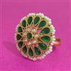 Antique Adjustable Ring With Gold Plating