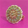 Antique Adjustable Ring With Gold Plating