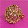 Antique Adjustable Ring With Gold Plating