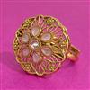 Antique Adjustable Ring With Gold Plating