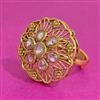 Antique Adjustable Ring With Gold Plating