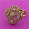 Antique Adjustable Ring With Gold Plating