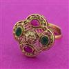 Antique Adjustable Ring With Gold Plating