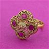 Antique Adjustable Ring With Gold Plating