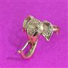 Antique Adjustable Ring With Gold Plating