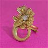 Antique Adjustable Ring With Gold Plating