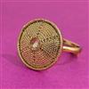 Antique Adjustable Ring With Gold Plating