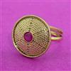Antique Adjustable Ring With Gold Plating