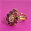 Antique Adjustable Ring With Gold Plating