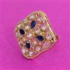 Antique Adjustable Ring With Gold Plating
