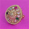 Antique Adjustable Ring With Gold Plating