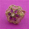 Antique Adjustable Ring With Gold Plating
