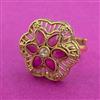 Antique Adjustable Ring With Gold Plating