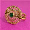 Antique Adjustable Ring With Gold Plating