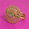 Antique Adjustable Ring With Gold Plating