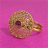 Antique Adjustable Ring With Gold Plating