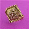 Antique Adjustable Ring With Gold Plating