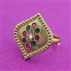 Antique Adjustable Ring With Gold Plating