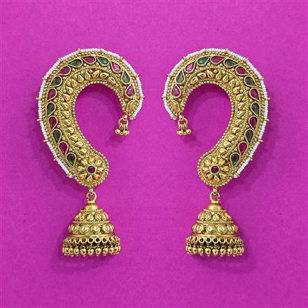 Antique Earcuff With Gold Plating